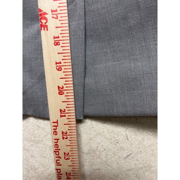 Anthropologie Cartonnier Tencel Blend Ruched Grey Pencil Skirt Women's Size 6 - Picture 3 of 9